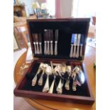 Canteen of Silver Platted Cutlery Complete