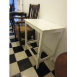 Antique Painted Pine Anglo Form Side Table Approximately 20 Inches Wide