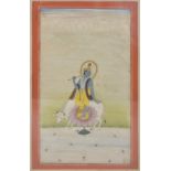 KRISHNA VENUGOPALA, BIKANER, RAJASTHAN, 18TH CENTURY gouache with gold on paper, Krishna as a
