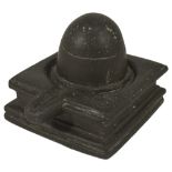 A GREY STONE SIVALINGAM, KASHMIR, NORTH INDIA, CIRCA 8TH CENTURY the aniconic representation of Siva