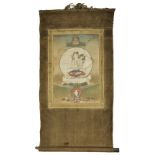 A THANG-KA DEPICTING SITATARA, THE WHITE TARA, TIBET, 18TH/19TH CENTURY pigment on cloth, the