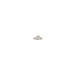 DIAMOND CLUSTER RING the bezel of flower head design millegrain set with brilliant-cut diamonds size
