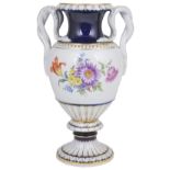 A MEISSEN VASE, 20TH CENTURY after the design of circa 1865 by Ernst August Leuteritz (1818-1886),