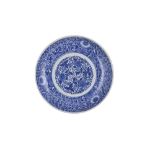 A JAPANESE ARITA BLUE AND WHITE DISH, EDO PERIOD, LATE 17TH / EARLY 18TH CENTURY painted with a