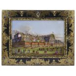 'CRYSTAL PALACE': A GREAT EXHIBITION SOUVENIR DESK FOLDER, CIRCA 1851 rectangular, set with a