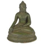 A PALA BRONZE FIGURE OF BUDDHA, PROBABLY GAYA DISTRICT, BIHAR, EASTERN INDIA, 10TH/11TH CENTURY