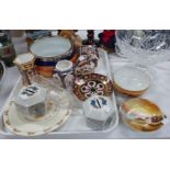 A selection of Royal Crown Derby style china; other decorative china