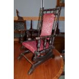 A child's American rocking chair