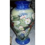 A large Moorcroft style vase, 14½"