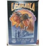 A Casablanca modern colour film poster