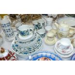 A Midwinter Persian Garden part tea set, 28 pieces approx; an Art Deco Wedgwood & Co "York" 15 piece