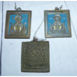 Three various religious icons