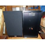 A pair of Wharfedale speakers