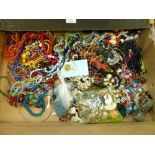 A large selection of costume jewellery