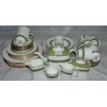 A Royal Doulton "Rondelay” part dinner and tea service, H5004, 30 pieces approx