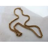 A 9ct chain link necklace. 28.8g