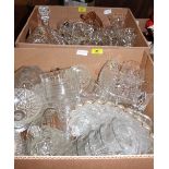 A quantity of glassware