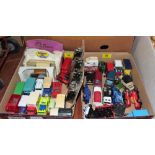 A collection of diecast vehicles