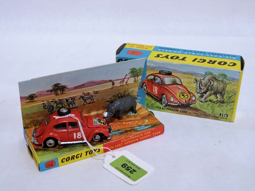 CORGI TOYS: A Volkswagen 1200 in East African Safari Trim. No. 256. Mint, boxed and complete