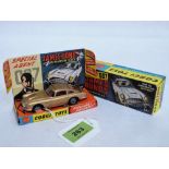 CORGI TOYS: James Bond's Aston Martin DB5. No 261. Boxed and complete including secret documents