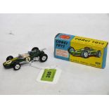 CORGI TOYS: A Lotus - Climax Formula 1 Racing Car. No. 155. Boxed