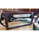 An advertising mirror for Crawford's Biscuits. 27½'' wide
