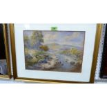 C. J DRABBLE: A Shropshire landscape. Signed. Watercolour on paper. 10¼'' x 14¾''