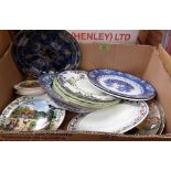 A collection of decorated plates