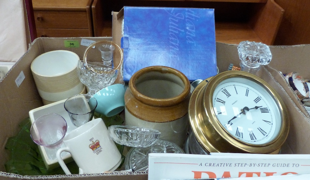 A quantity of china, glassware and sundries