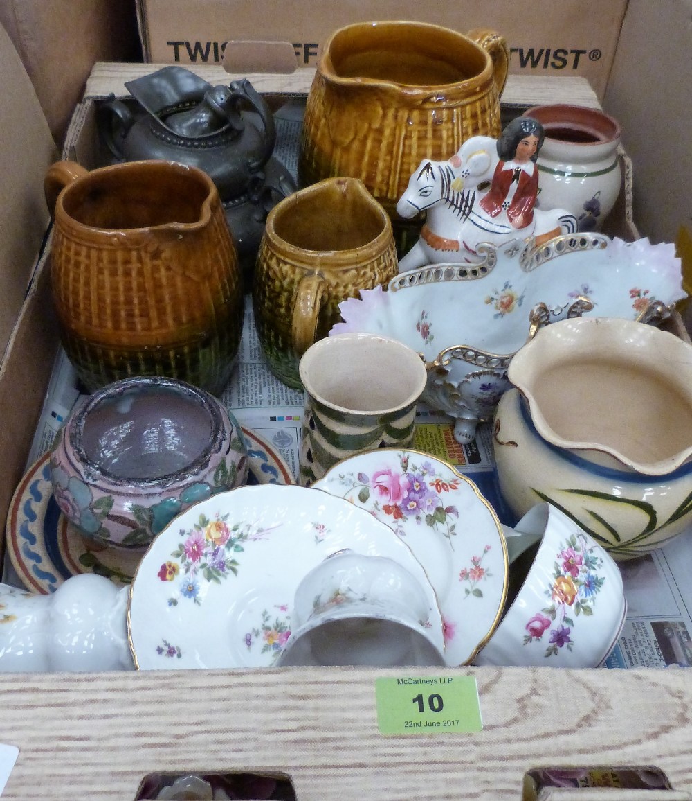 A collection of decorative ceramics