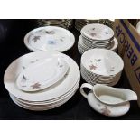 A Royal Doulton 'Tumbling Leaves' part dinner service comprising 52 pieces