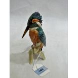 A Goebel model of a kingfisher, marks for CV123 1972. 6½'' high