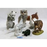 Nao and other ceramic animal figures