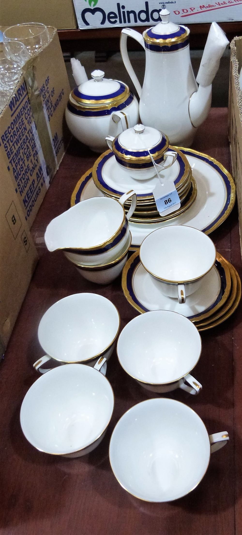 A Royal Worcester 'Aston' part tea and coffee service comprising 23 pieces