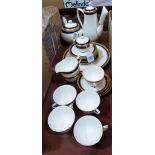 A Royal Worcester 'Aston' part tea and coffee service comprising 23 pieces