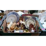 Two boxes of ceramics and sundries