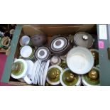 A box of Hornsea crockery