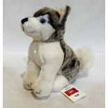 A Steiff 'Original' soft toy dog 'Bernie'. 9½'' high