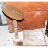 A Victorian Salters cast iron platform weighing machine