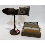 A 19th century stereoscopic viewer by the Keystone View Co. together with a collection of Great