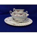 RICHMOND ROSE TIME DINNER SERVICE approximately 60 pieces