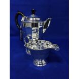 GROUP OF SILVER PLATED WARE including a candelabrum,