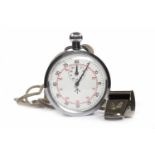 MILITARY ISSUE KEYLESS WIND STOP WATCH the movement numbered BF 411,