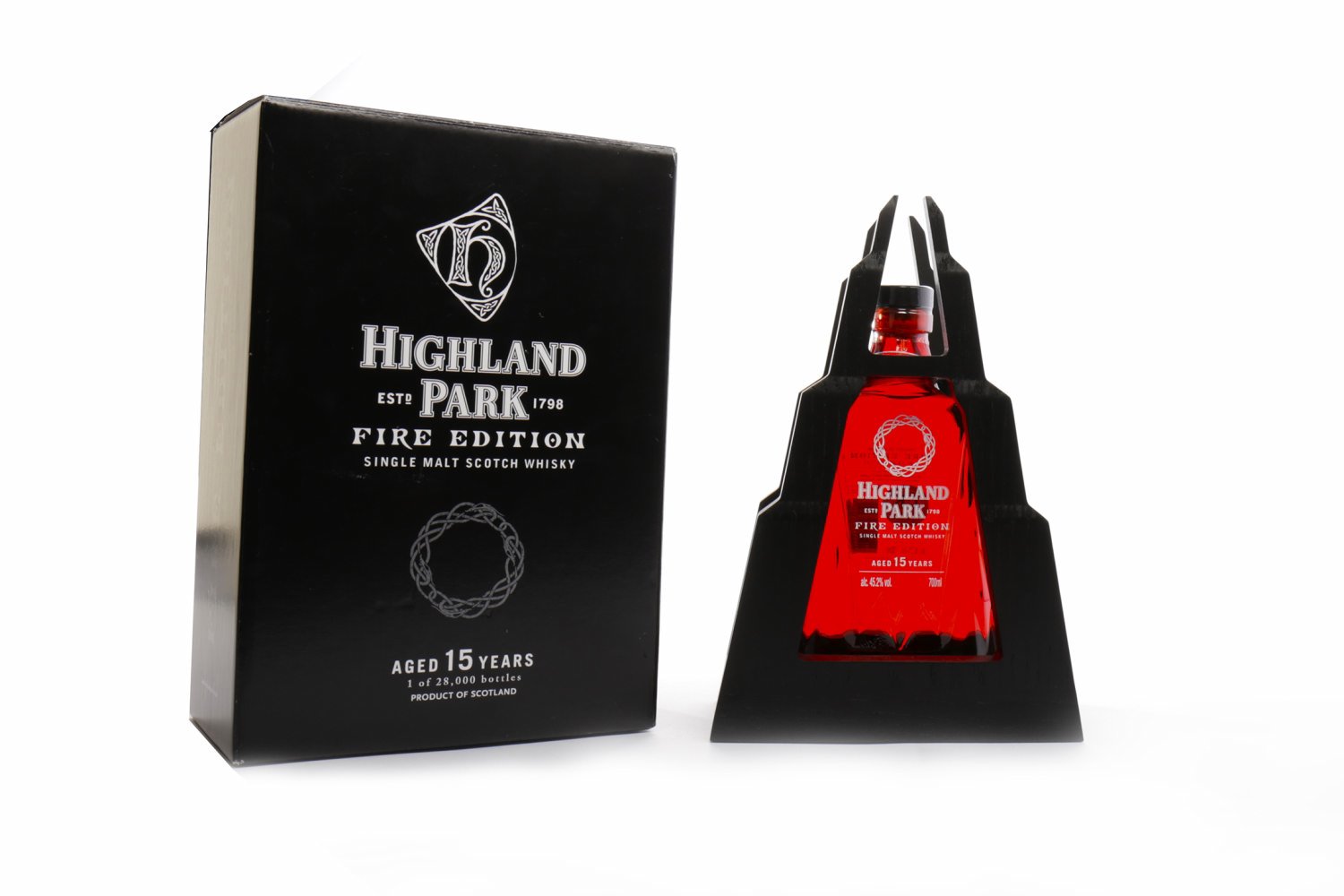 HIGHLAND PARK FIRE EDITION AGED 15 YEARS Active. Kirkwall, Orkney. Second in the 'Elements' series.