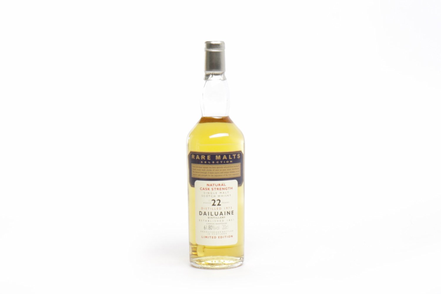 DAILAUINE 1973 RARE MALTS AGED 22 YEARS Active. Carron, Banffshire. Distilled 1973, 20cl, 61.