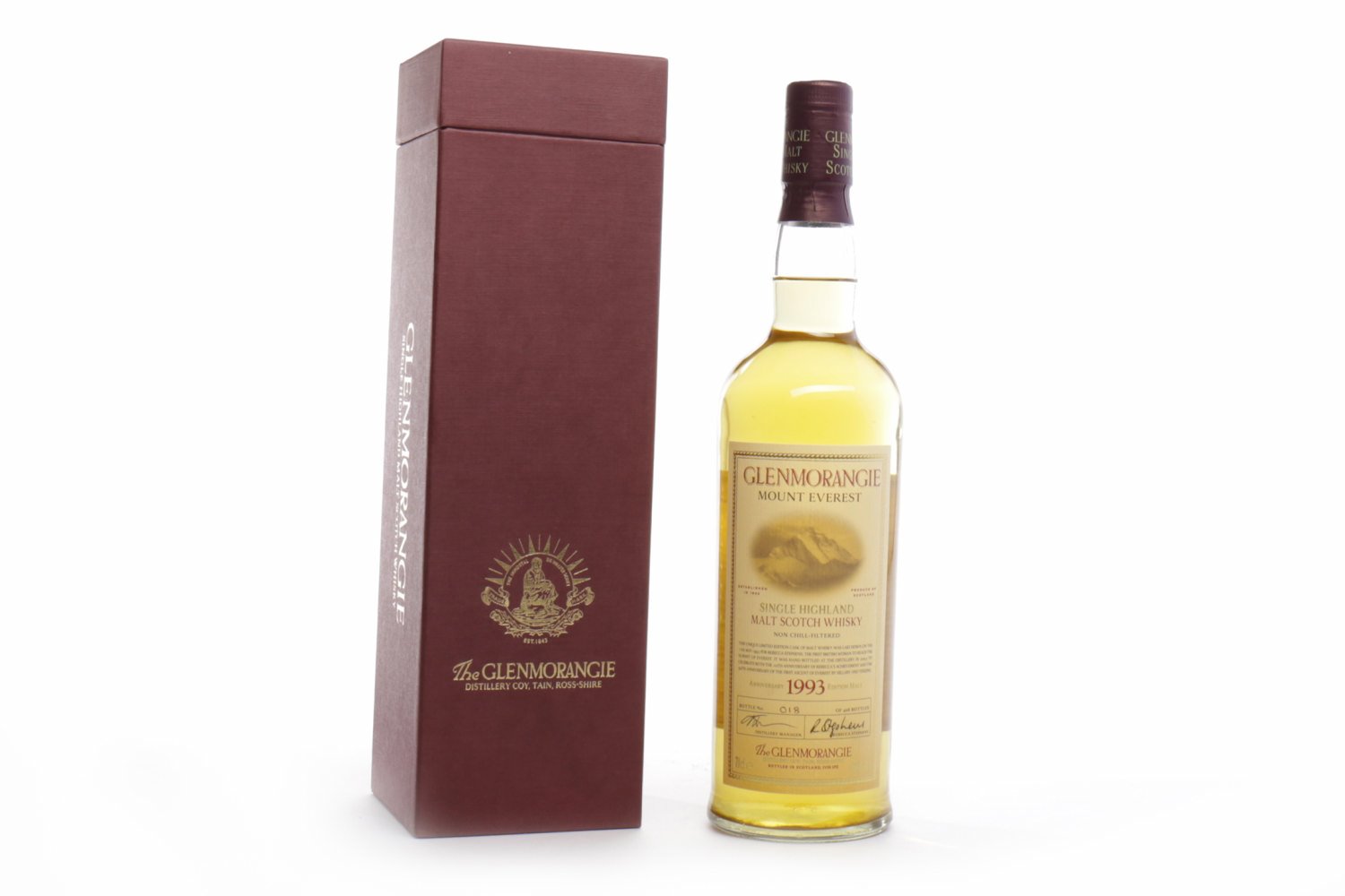 GLENMORANGIE 1993 MOUNT EVEREST AGED 10 YEARS Active. Tain, Ross-shire.