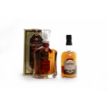 GRANTS AGED 21 YEARS Blended Scotch Whisky 700ml, 43% volume, decanter style bottle in carton.