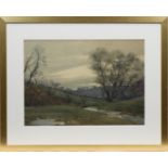 TOM SCOTT RSA RSW (SCOTTISH 1854 - 1927), RAEBURN'S MEADOW, SELKIRK watercolour on paper,