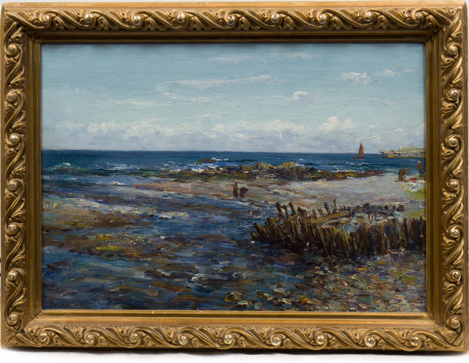 WILLIAM JAMES LAIDLAY (SCOTTISH 1846 - 1912), THE ARGYLLSHIRE COAST oil on canvas,