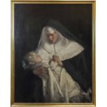 ROBERT GEMMELL HUTCHISON RSA RBA ROI RSW (SCOTTISH 1855-1936), A SISTER OF MERCY (1910),